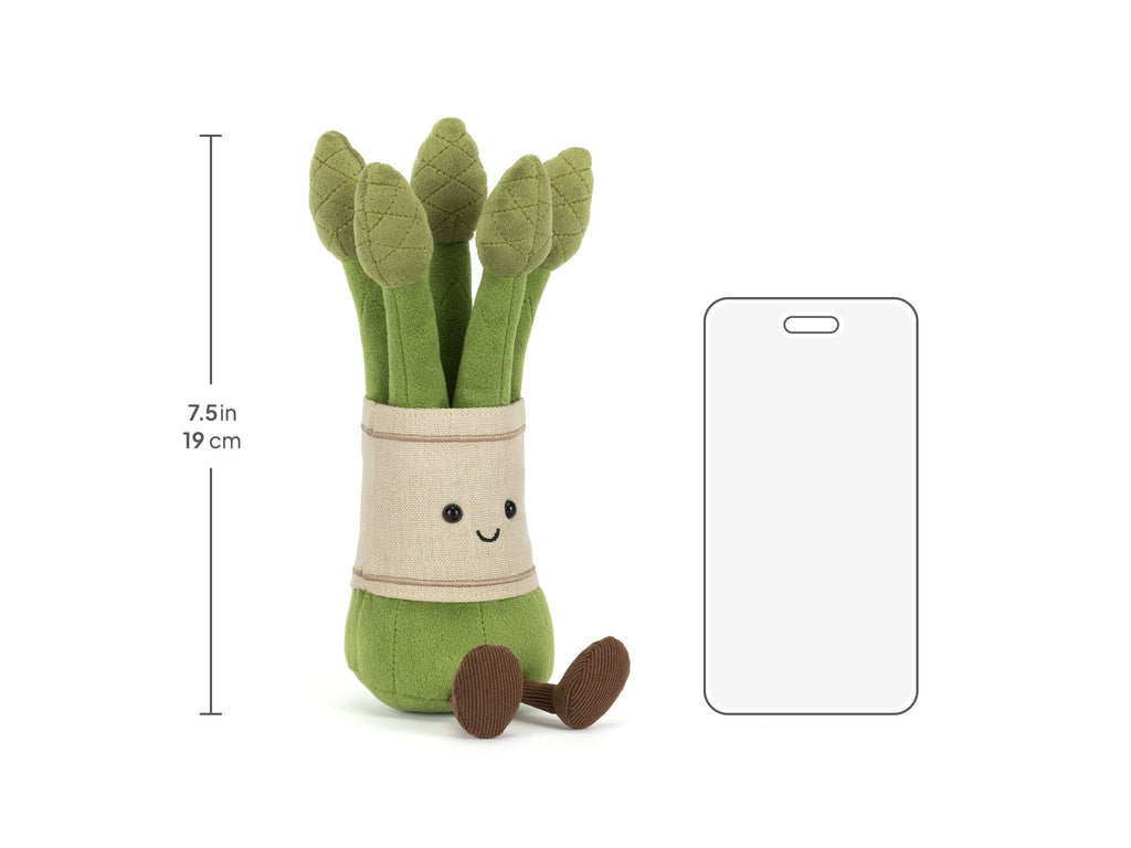 Amuseables Asparagus, size chart