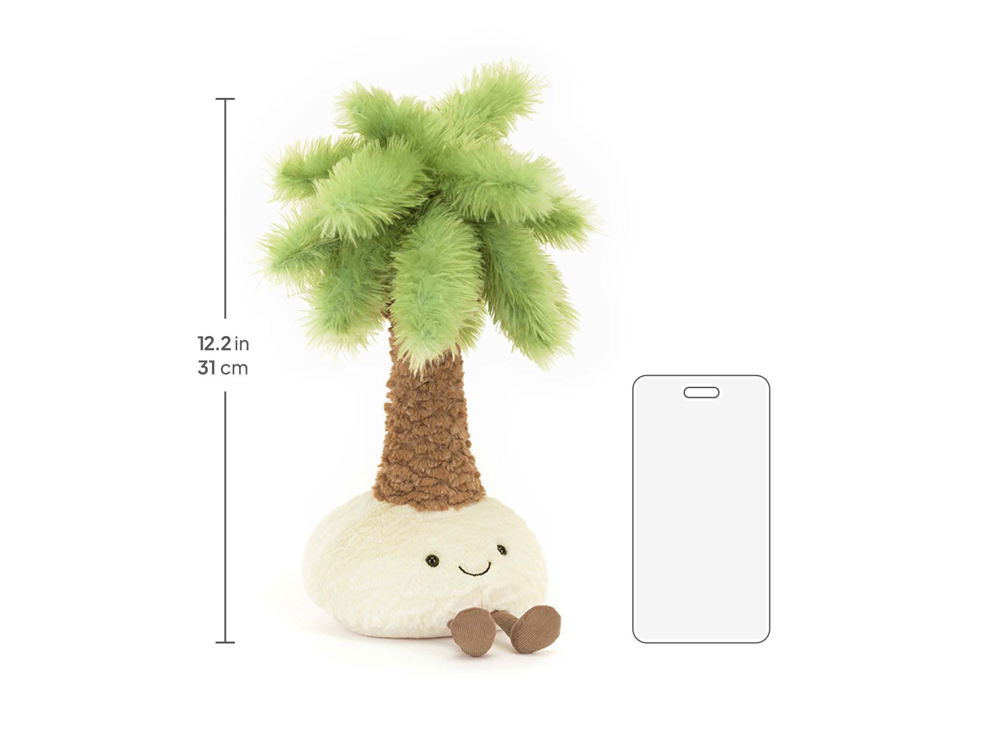 Amuseables Pammie Palm Tree size chart