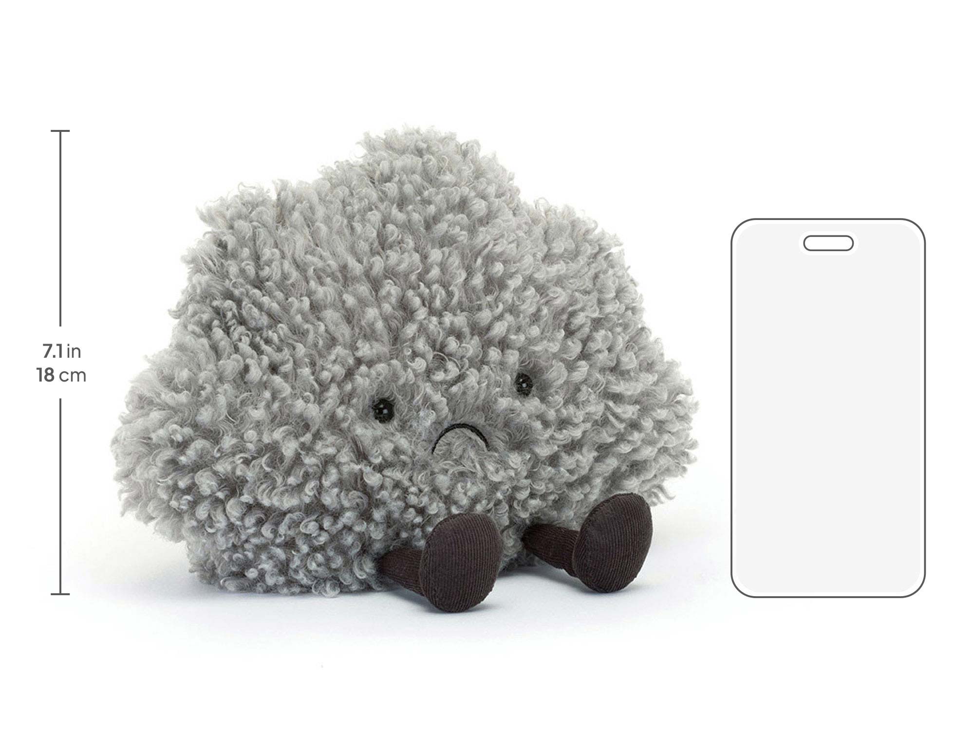 Amuseables Storm Cloud, size chart
