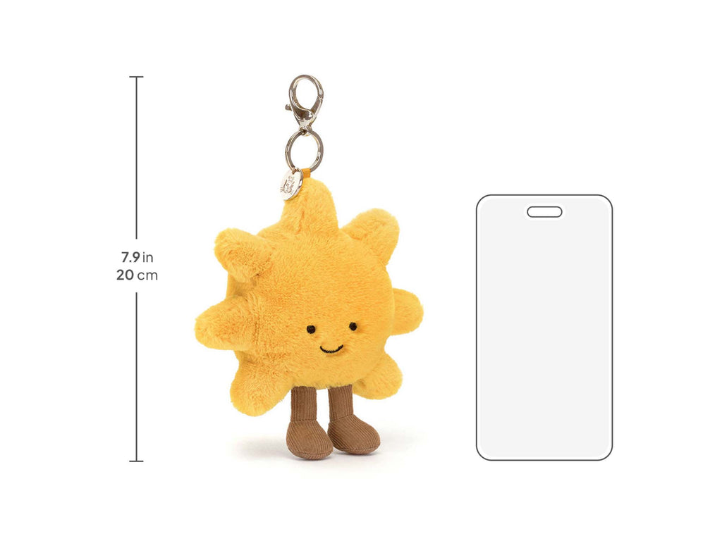 Amuseables Sun Bag Charm, size chart