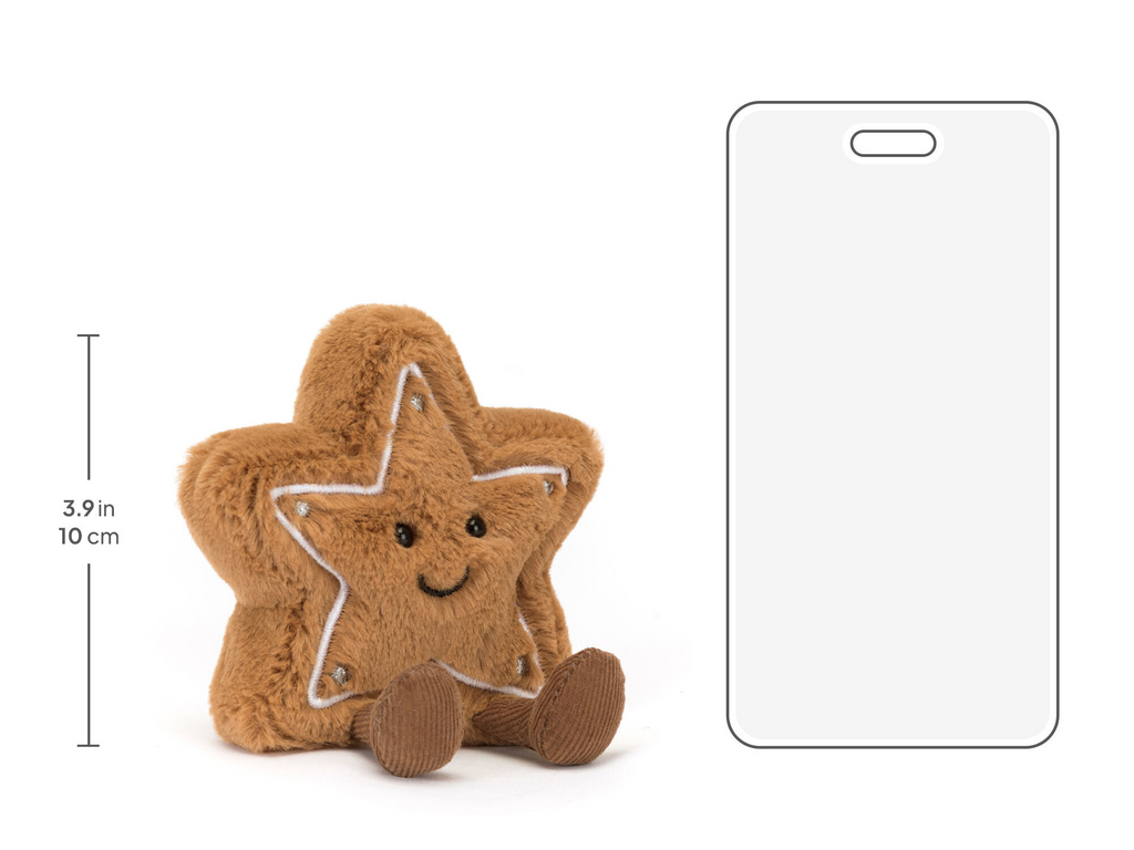 Amuseables Star Cookie, size chart