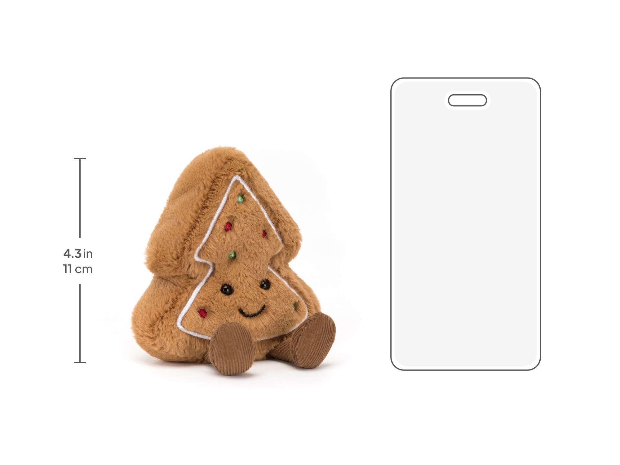 Amuseables Tree Cookie, size chart