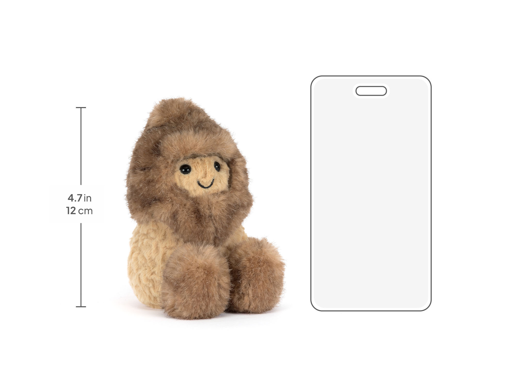 Amuseables Peanut Yeti Outfit, size chart