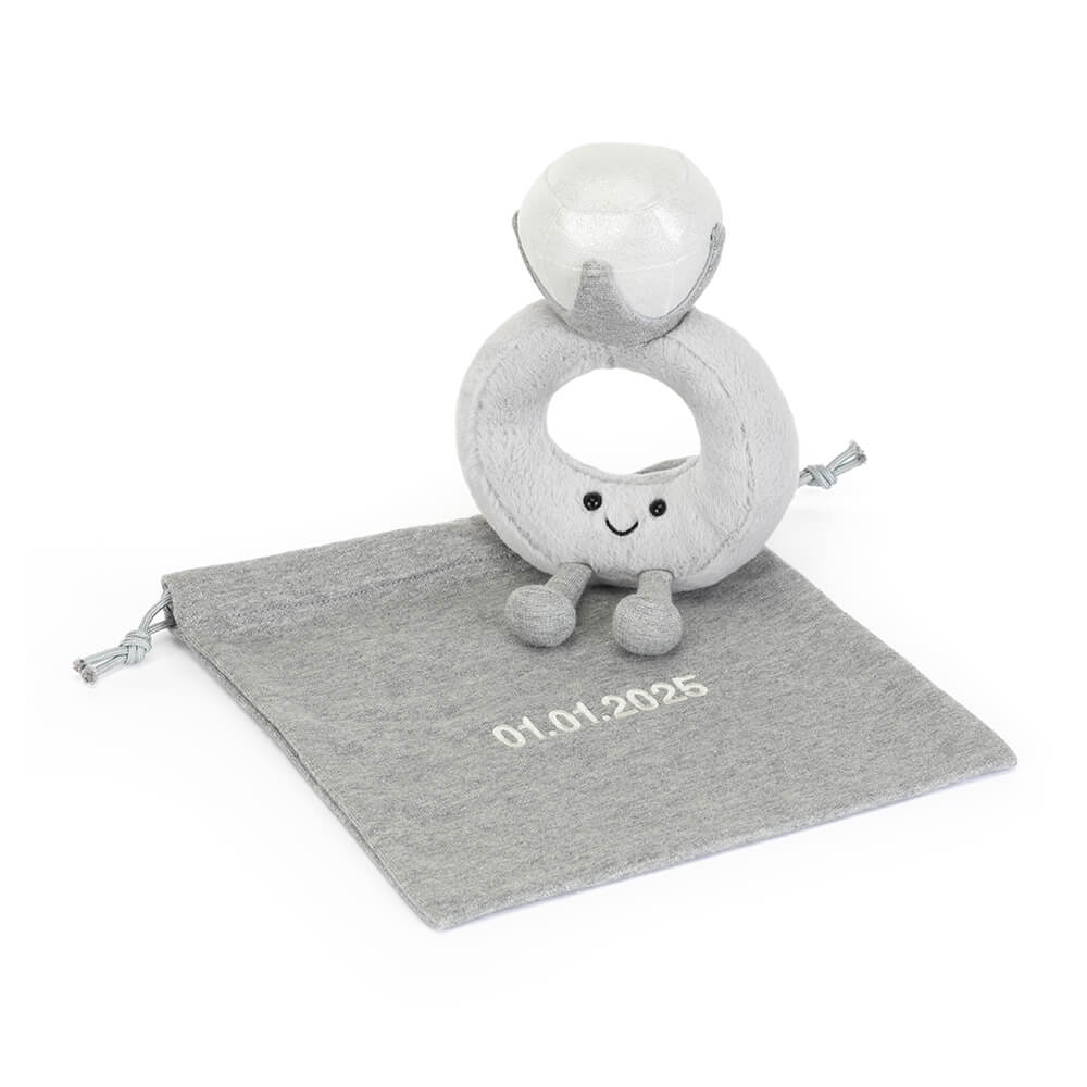 Amuseable Diamond Ring with Personalised Bag, View 7