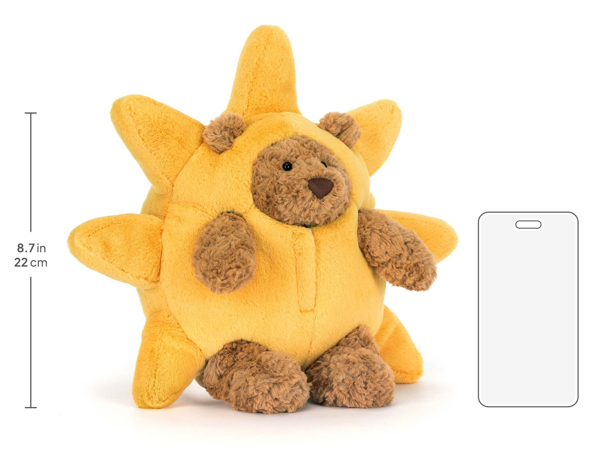 Bartholomew Bear Sun Outfit, size chart