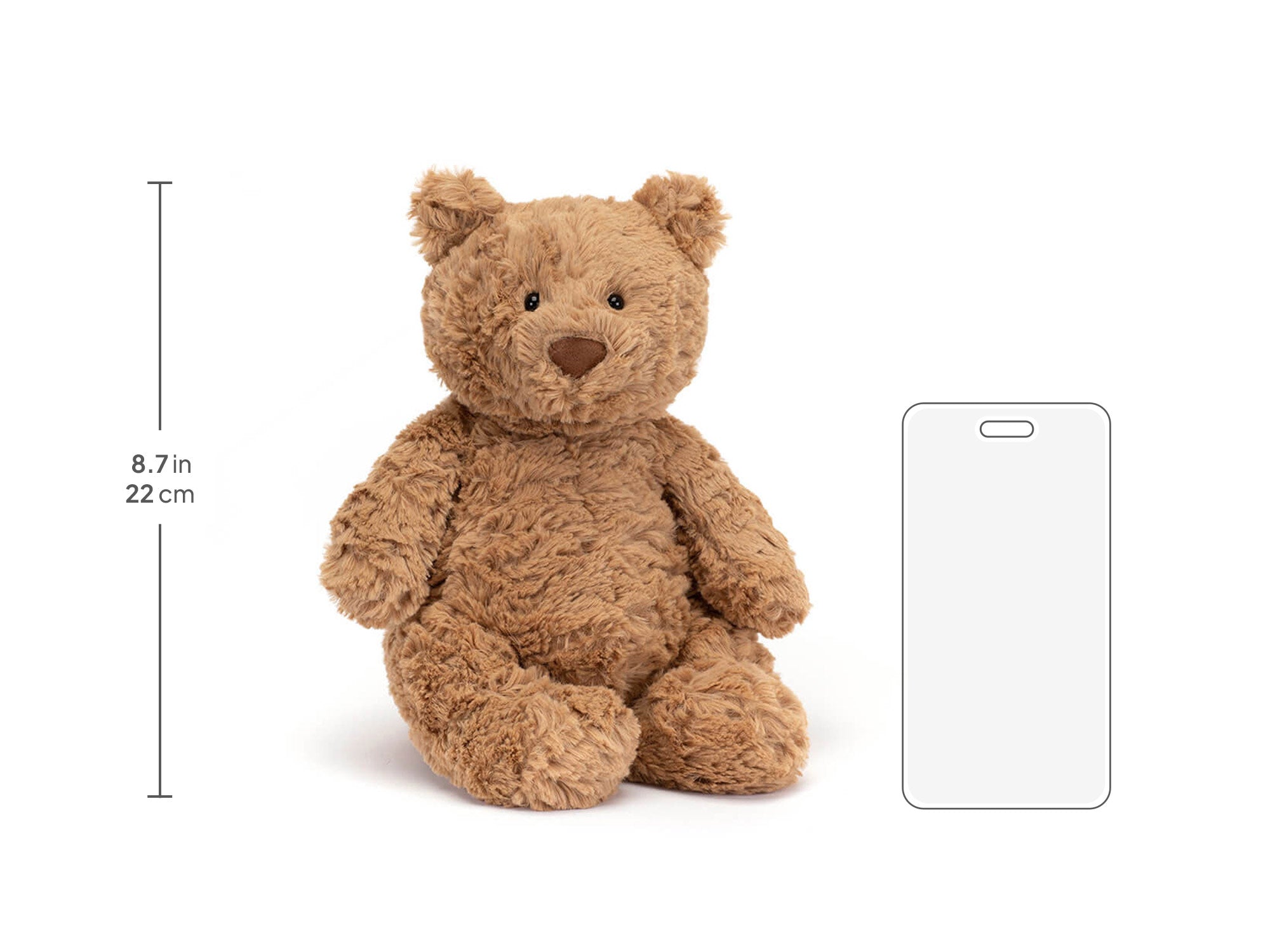 Bartholomew Bear Medium, size chart