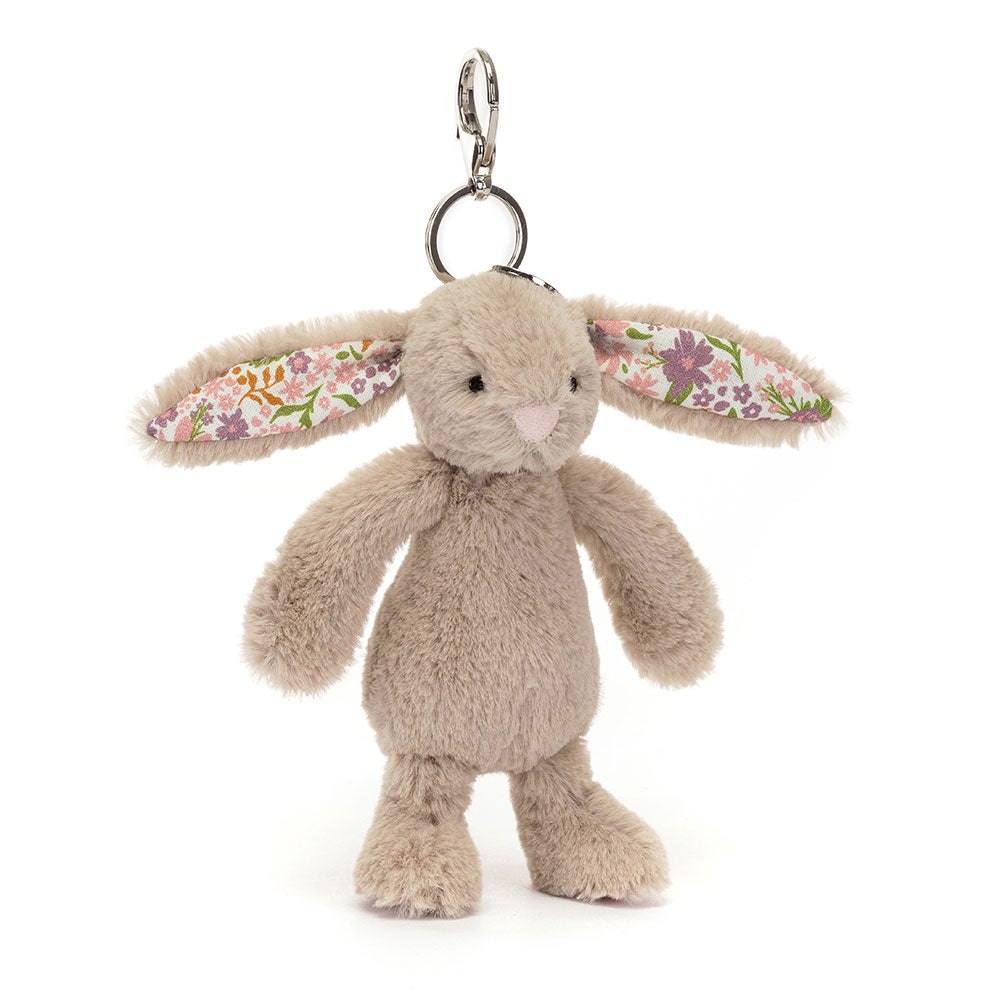 Blossom Beige Bunny 'Petal' Bag Charm, View  4