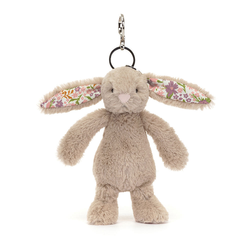 Blossom Beige Bunny 'Petal' Bag Charm, Main View