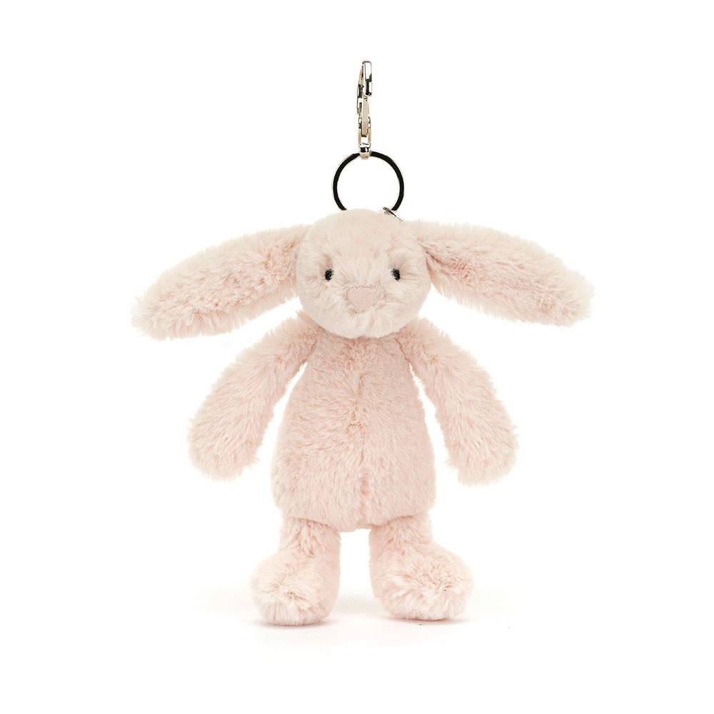 Bashful Blush Bunny Bag Charm, Main View