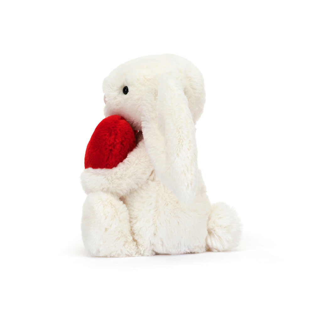 Bashful Red Love Heart Bunny Little, View 2