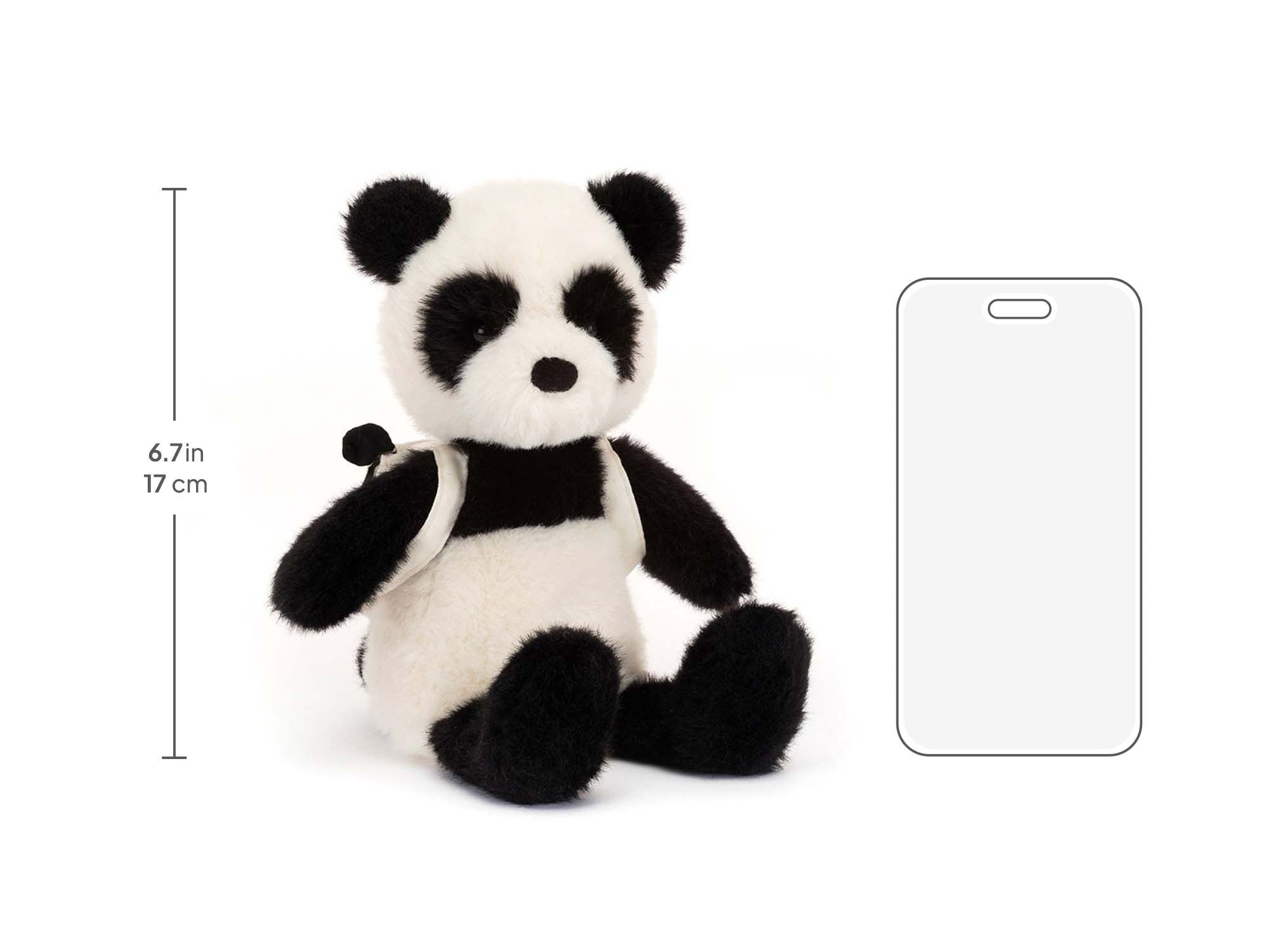 Backpack Panda, size chart