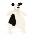 Bashful Black & Cream Puppy Comforter, Main View