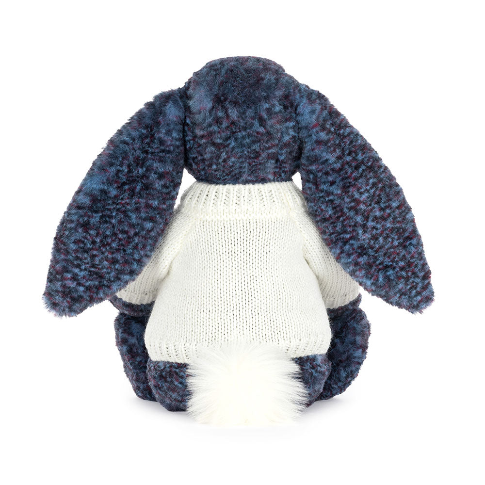 Hopscone Luxe Bunny with Personalised Cream Jumper, View 3