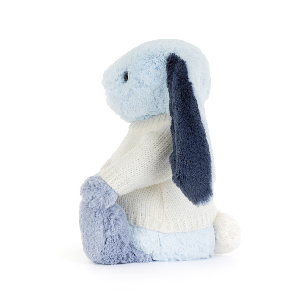 Puddlesea Bunny with Personalised Cream Jumper, View 2