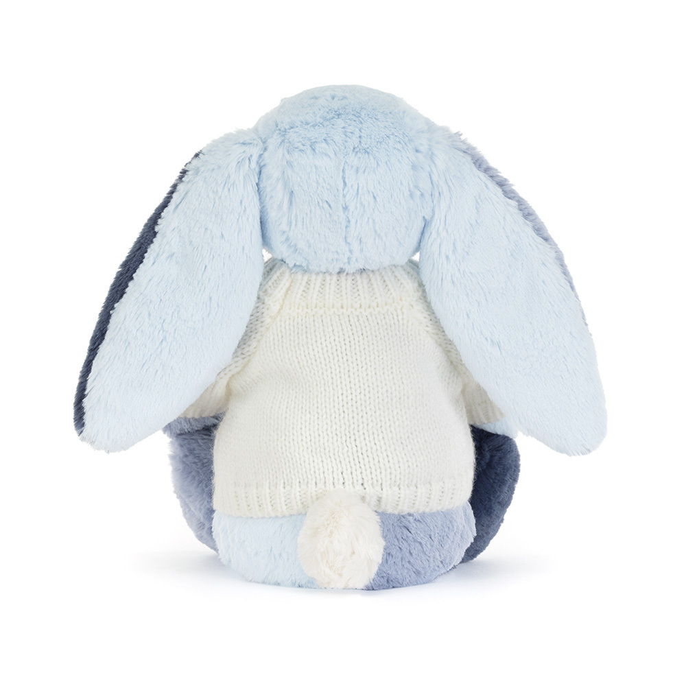 Puddlesea Bunny with Personalised Cream Jumper, View 3