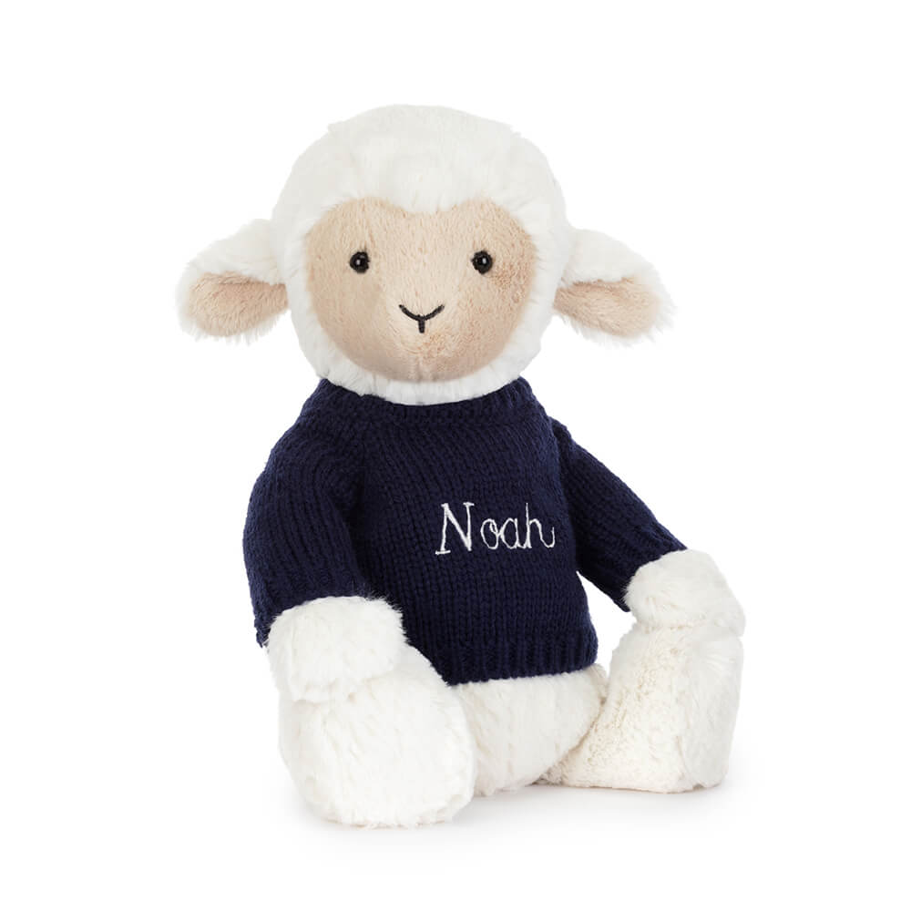 Skipson Lamb with Personalised Navy Jumper, Main View