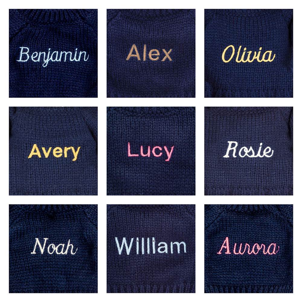 Bashful Luxe Bunny Scarlett with Personalised Navy Jumper. View 2