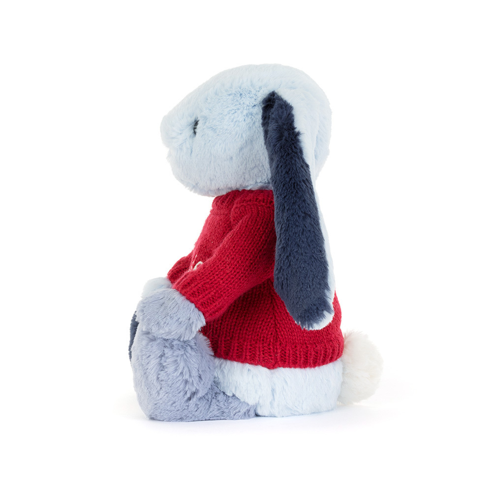 Puddlesea Bunny with Personalised Red Jumper, View 2