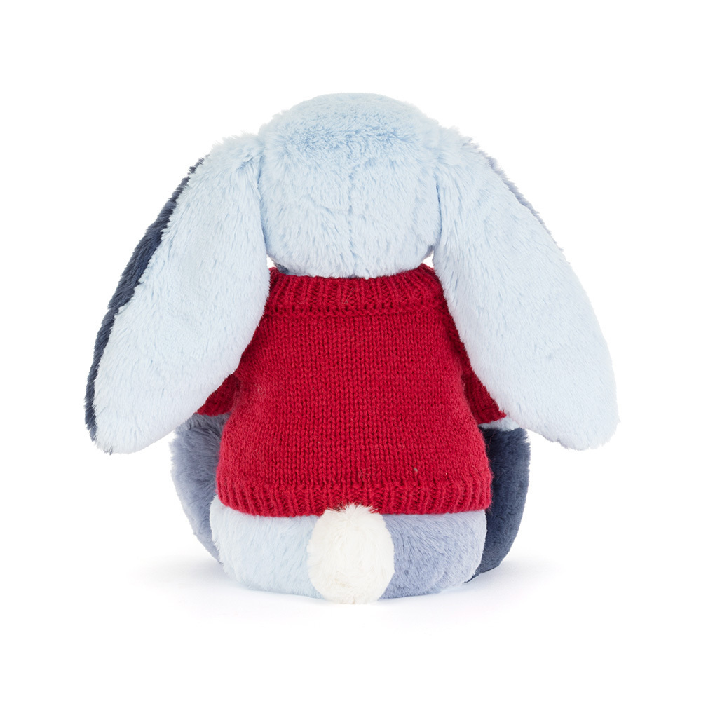 Puddlesea Bunny with Personalised Red Jumper, View 3