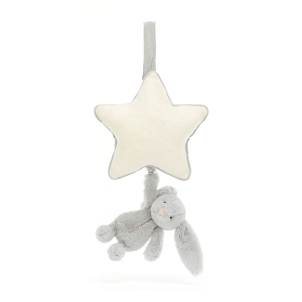 Bashful Silver Bunny Musical Pull, Main View