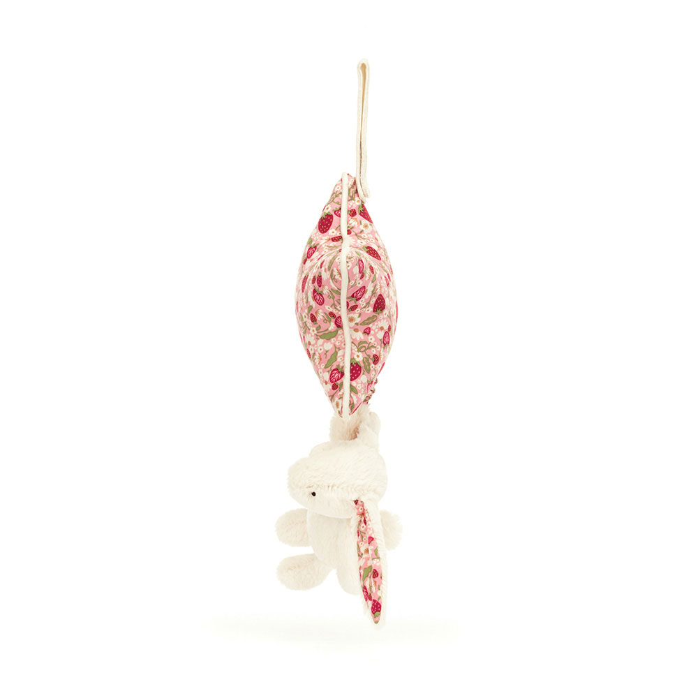 Blossom Cream Bunny 'Berry' Musical Pull, View 2