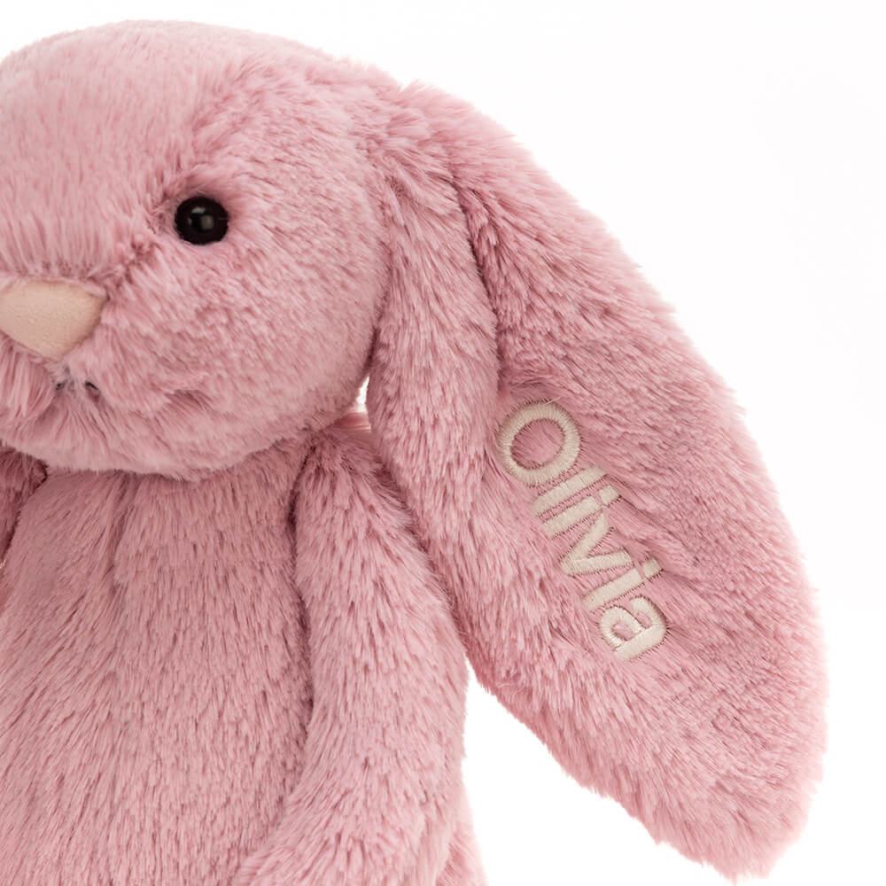 Personalised Bashful Tulip Bunny Medium, View 3