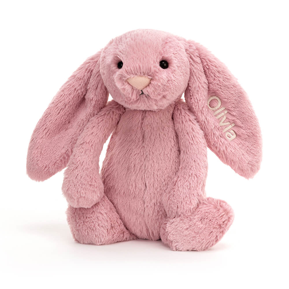 Personalised Bashful Tulip Bunny Medium, View 4