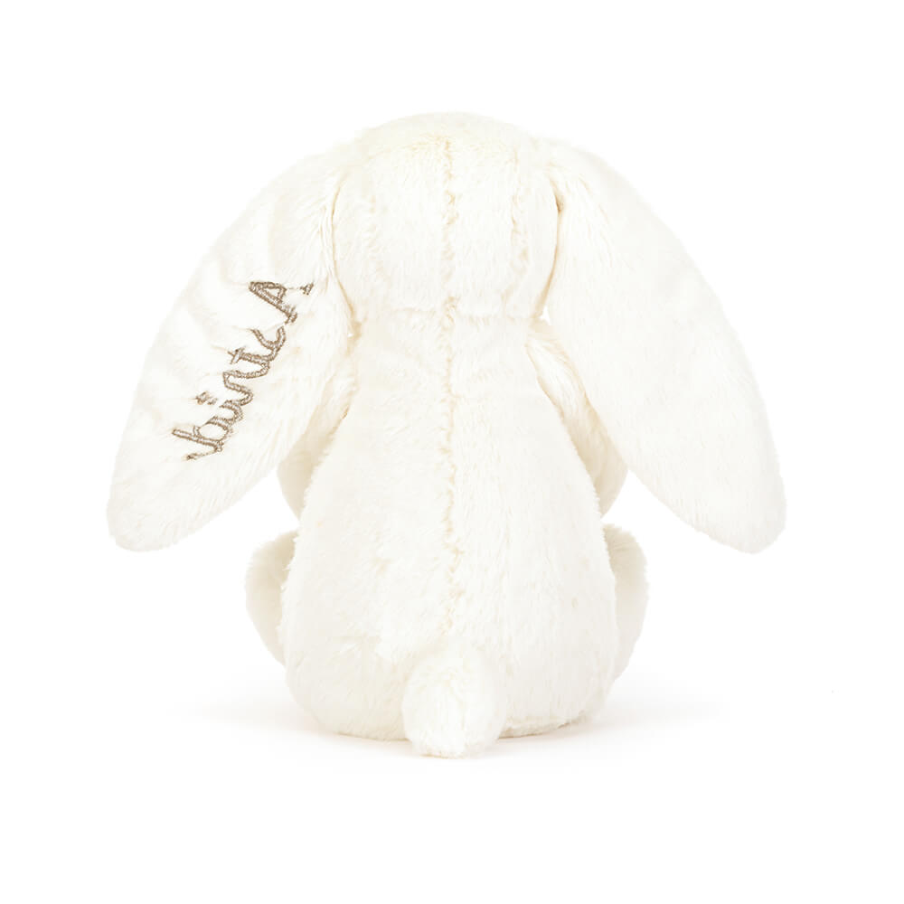 Personalised Cream Bunny with Star, View 3