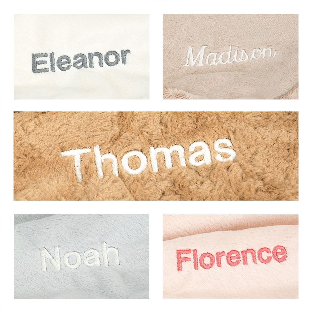 Personalised Bashful Silver Bunny Blankie, View 4