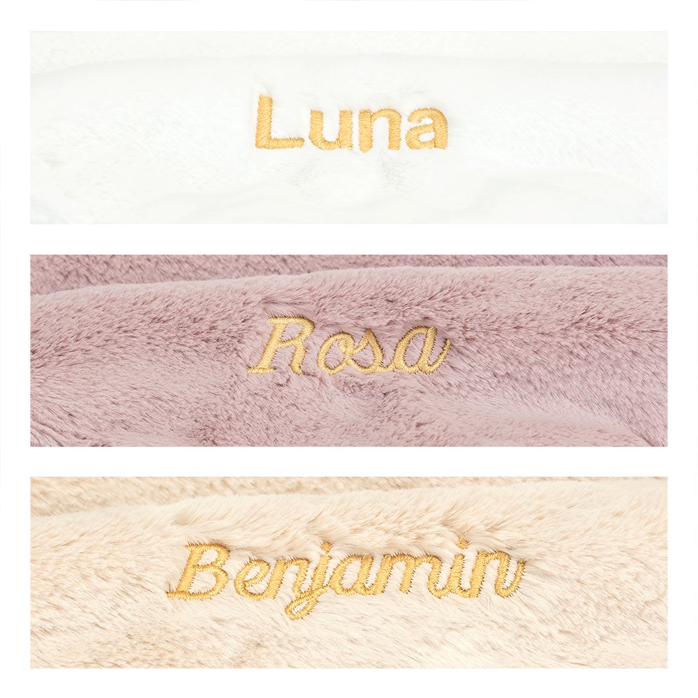Personalised Bashful Luxe Bunny Luna Soother, View 4