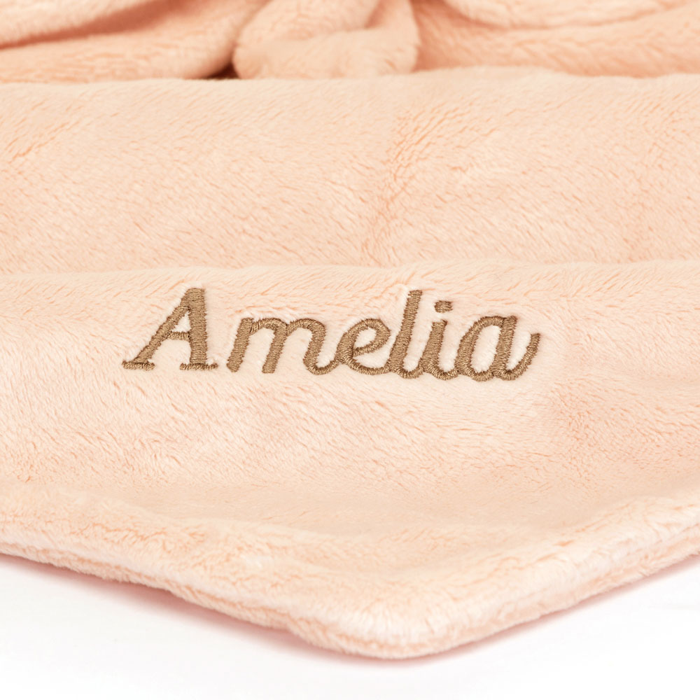Personalised Bashful Blush Bunny Soother, View 2