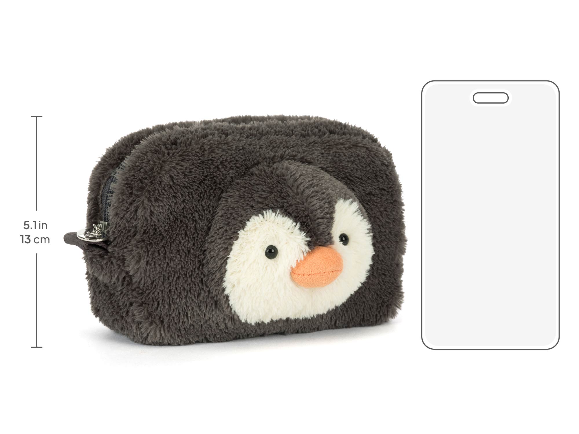 Peanut Penguin Pouch, size chart