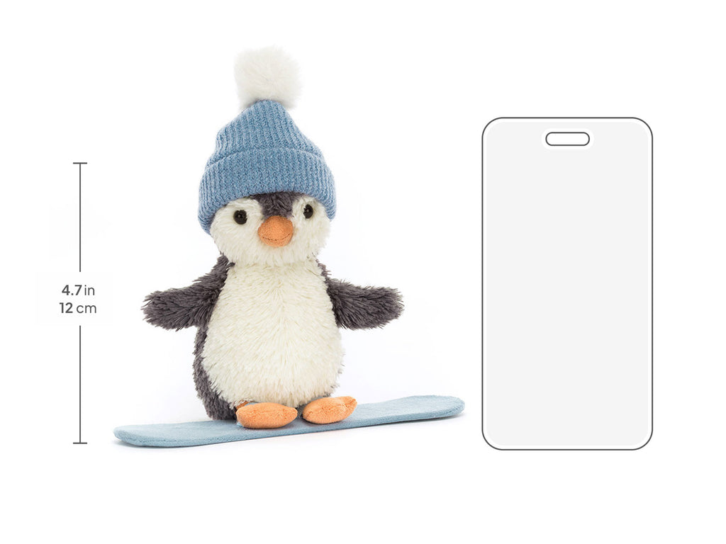 Peanut Penguin Snowboarding, size chart