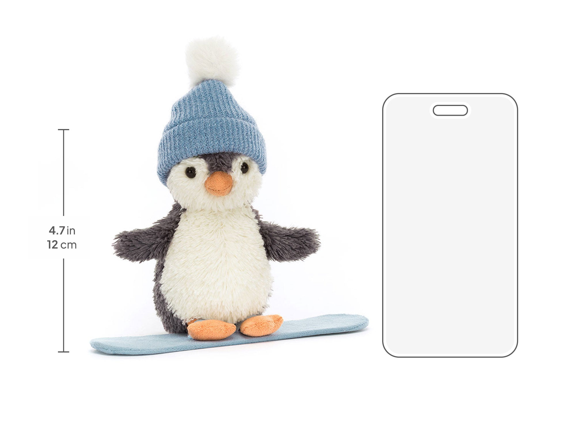 Peanut Penguin Snowboarding, size chart