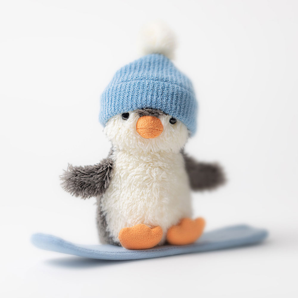 Peanut Penguin Snowboarding Small, View 1