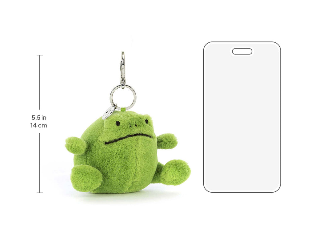 Ricky Rain Frog Bag Charm, size chart