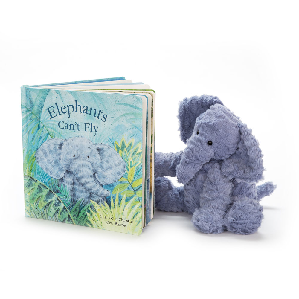 Elephants Can't Fly Book and Fuddlewuddle Elephant, Main View