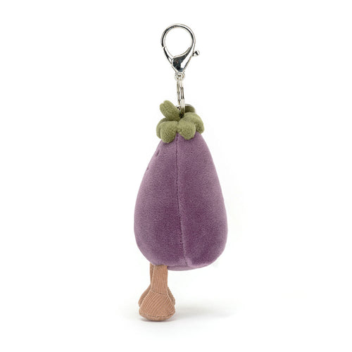 Vivacious Aubergine Bag Charm, View 2